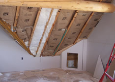 insulation and drywall